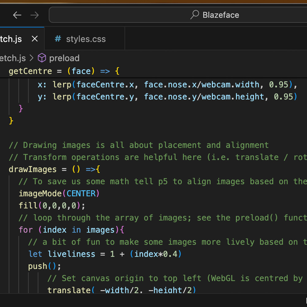 This is an image of the code so that I can remember the values that were changed.